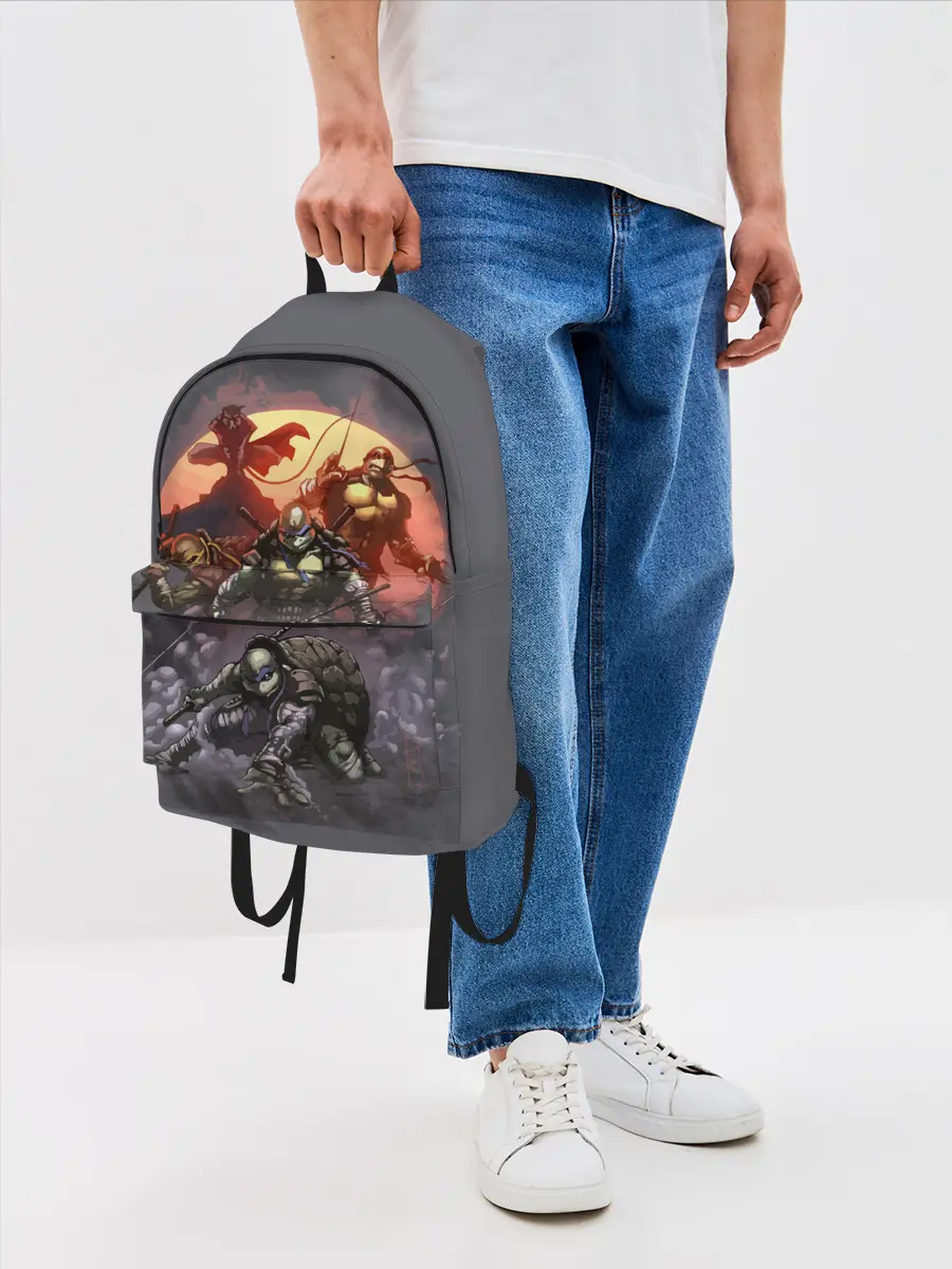 Рюкзак джинсовый / Черепашки-ниндзя