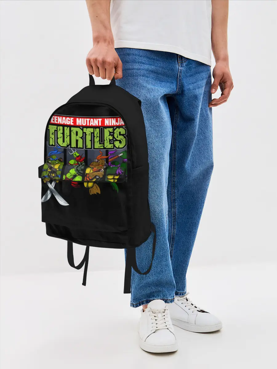 Рюкзак джинсовый / Черепашки-ниндзя