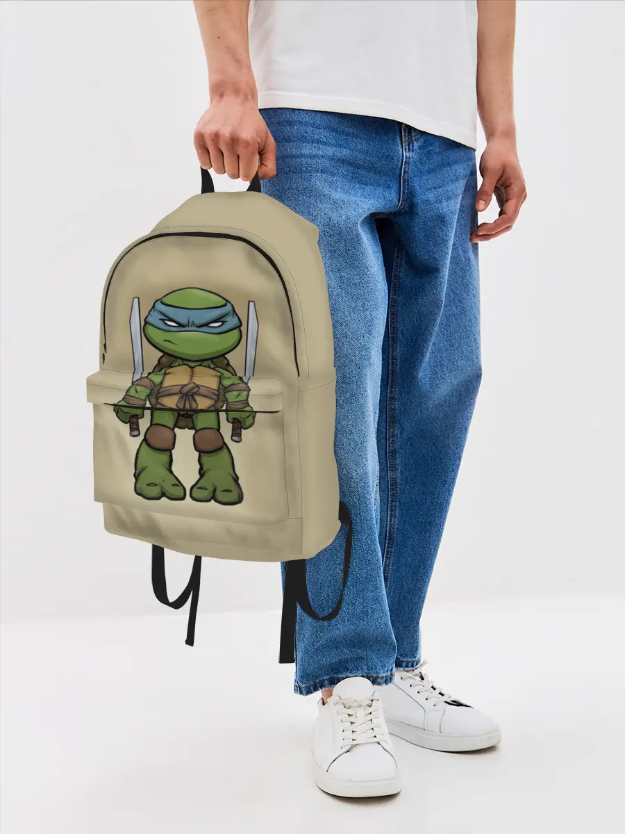 Рюкзак джинсовый / ЧЕРЕПАШКИ - НИНДЗЯ