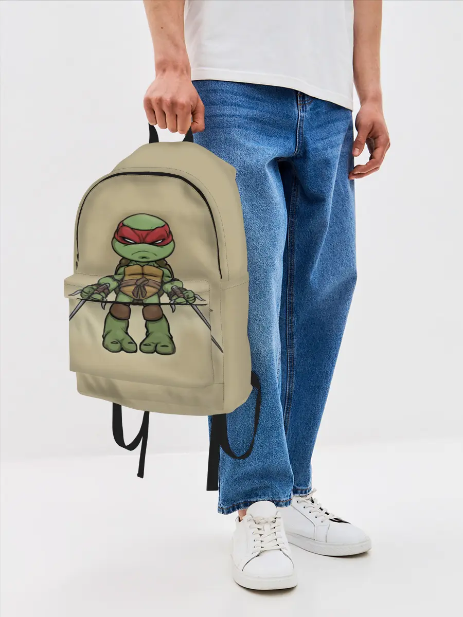 Рюкзак джинсовый / ЧЕРЕПАШКИ - НИНДЗЯ