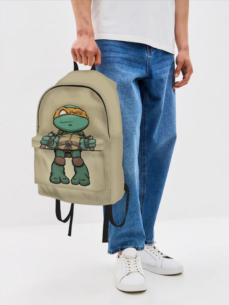 Рюкзак джинсовый / ЧЕРЕПАШКИ - НИНДЗЯ