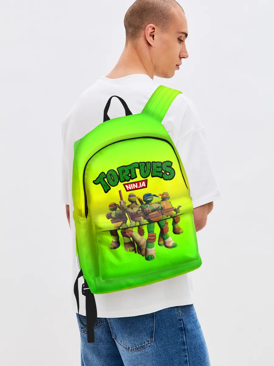 Рюкзак джинсовый / ЧЕРЕПАШКИ - НИНДЗЯ