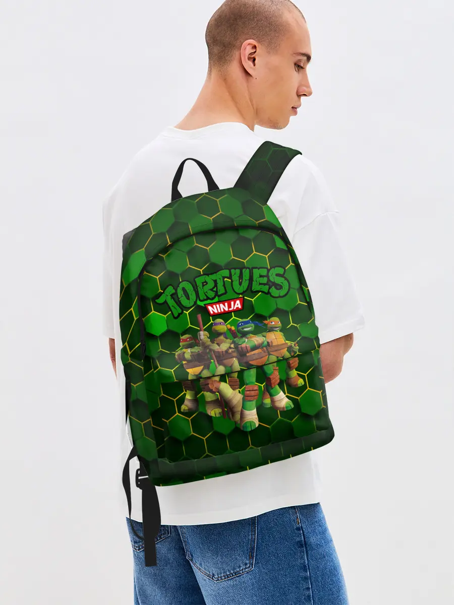 Рюкзак джинсовый / ЧЕРЕПАШКИ - НИНДЗЯ