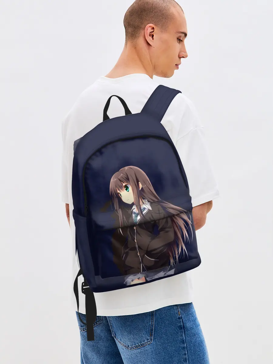 Рюкзак джинсовый / Школьная Тян