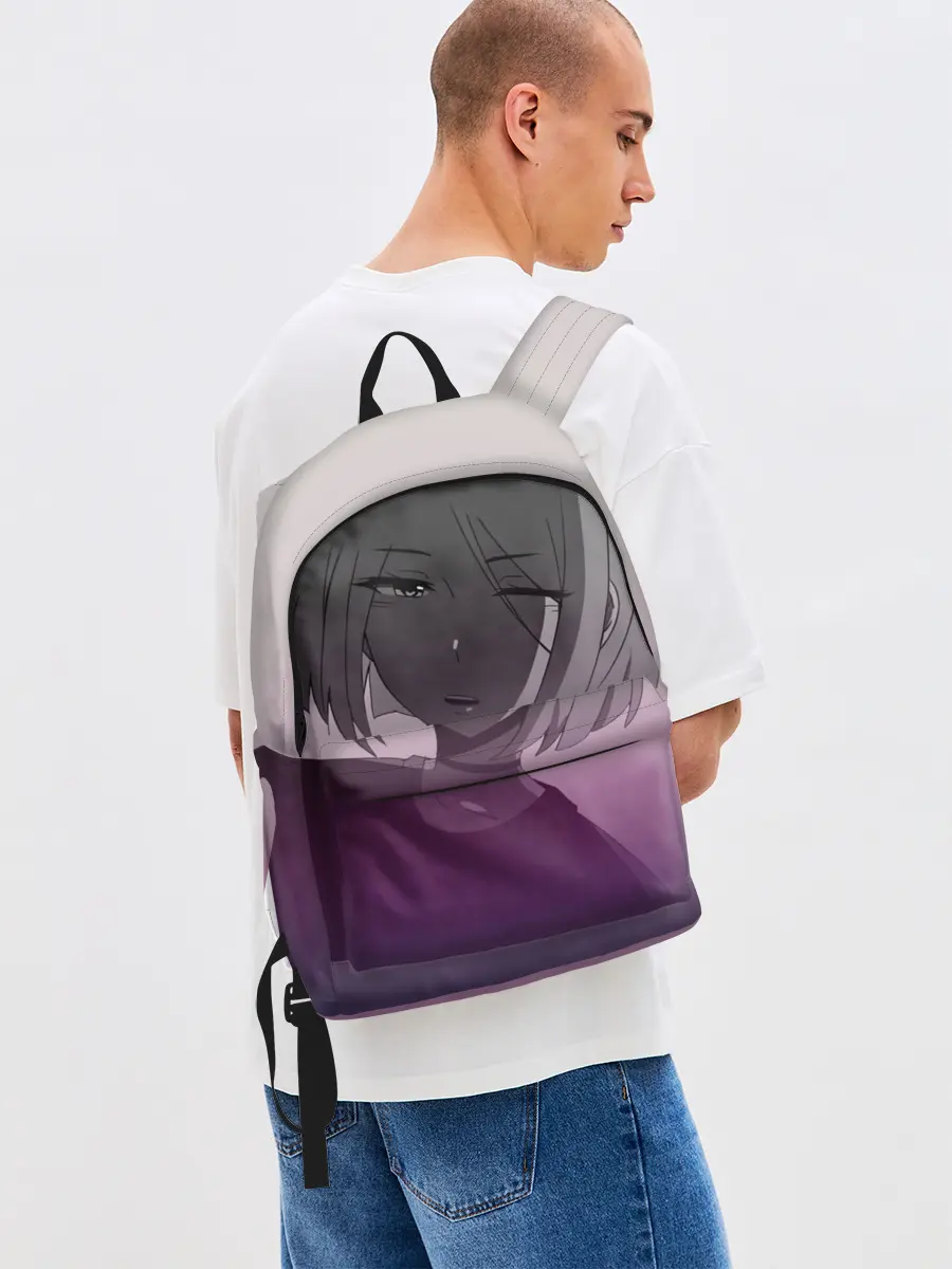 Рюкзак джинсовый / Аниме девочка в тумане