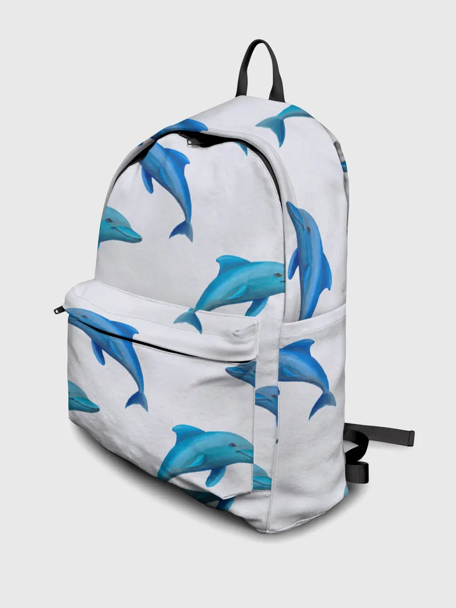 Рюкзак джинсовый / Рай для дельфина