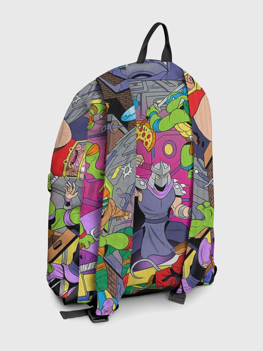 Рюкзак джинсовый / ЧЕРЕПАШКИ