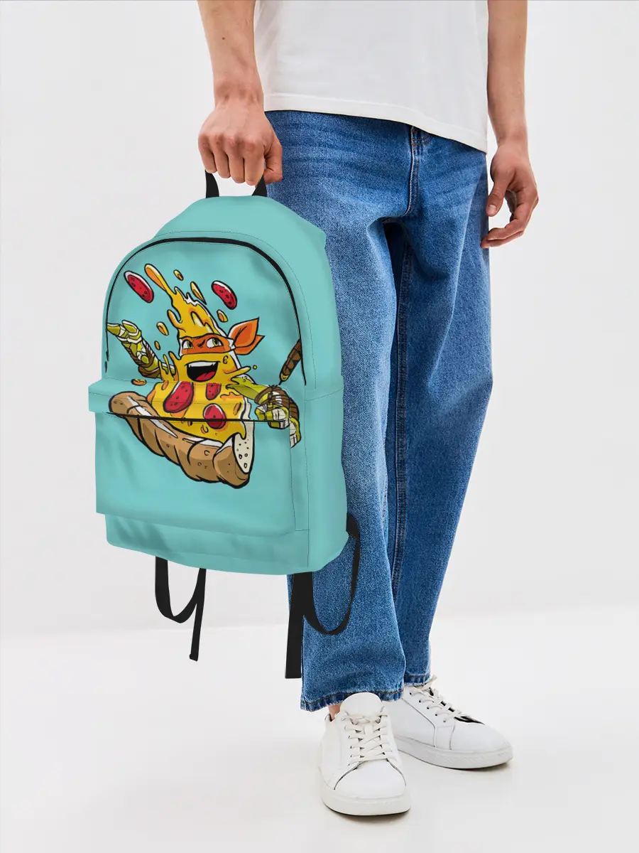 Рюкзак джинсовый / PIZZA TIME