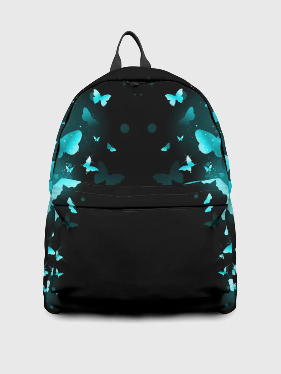 Рюкзак джинсовый / НЕОНОВЫЕ БАБОЧКИ | NEON