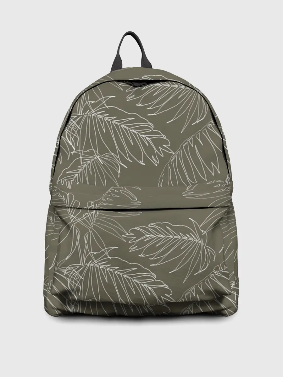 Рюкзак джинсовый / листья пальмы