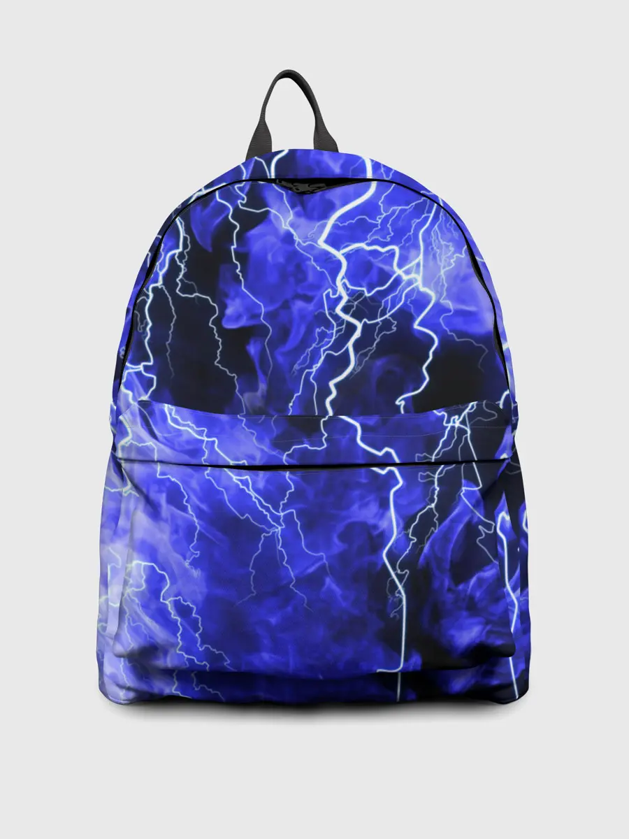 Рюкзак джинсовый / МОЛНИЯ BLUE