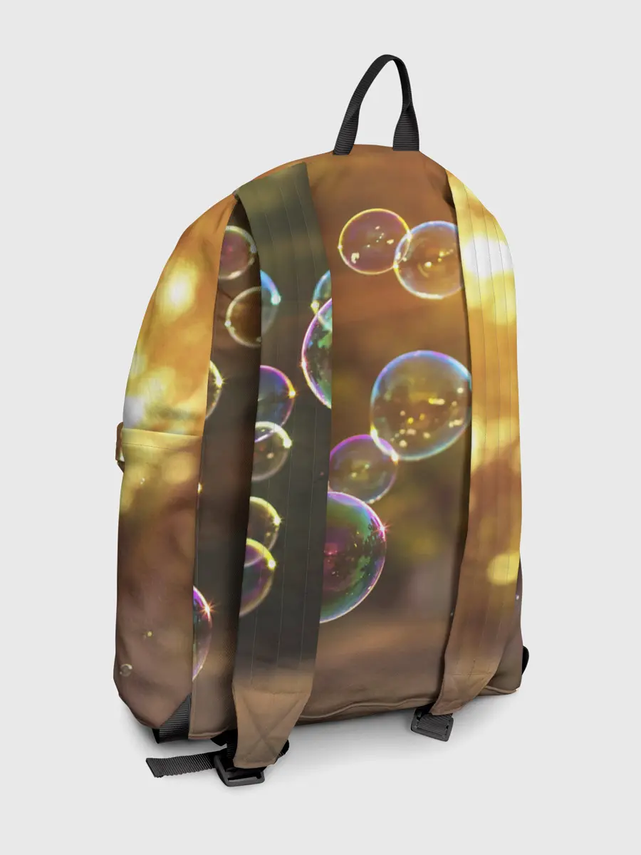 Рюкзак джинсовый / Мыльные пузыри.