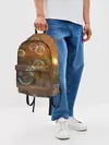 Рюкзак джинсовый / Мыльные пузыри.