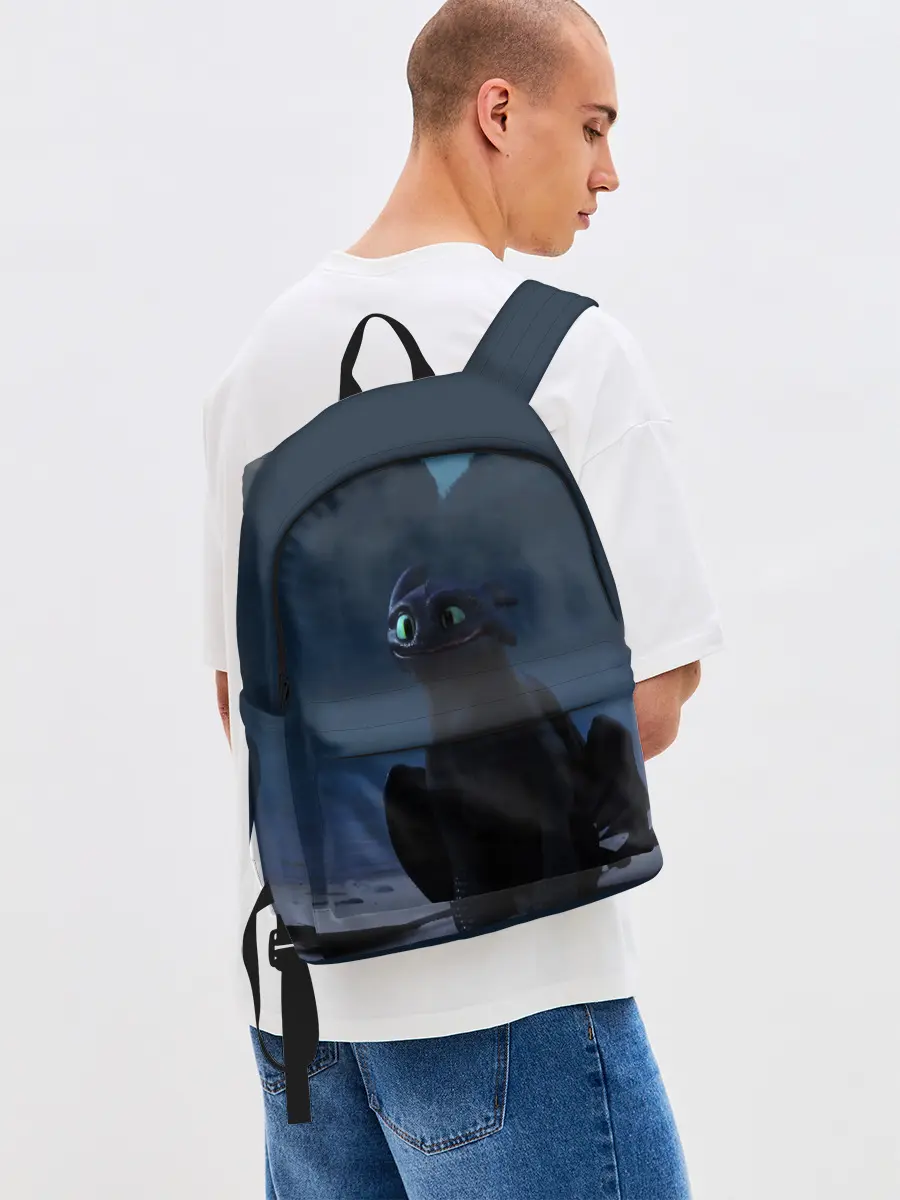 Рюкзак джинсовый / Беззубик:Ночная Фурия