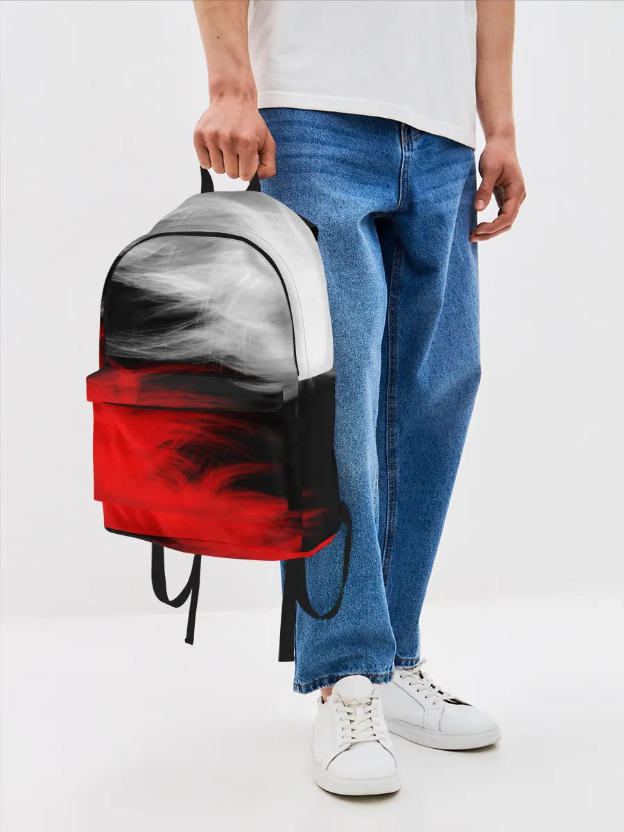 Рюкзак джинсовый / ПЕРЬЯ