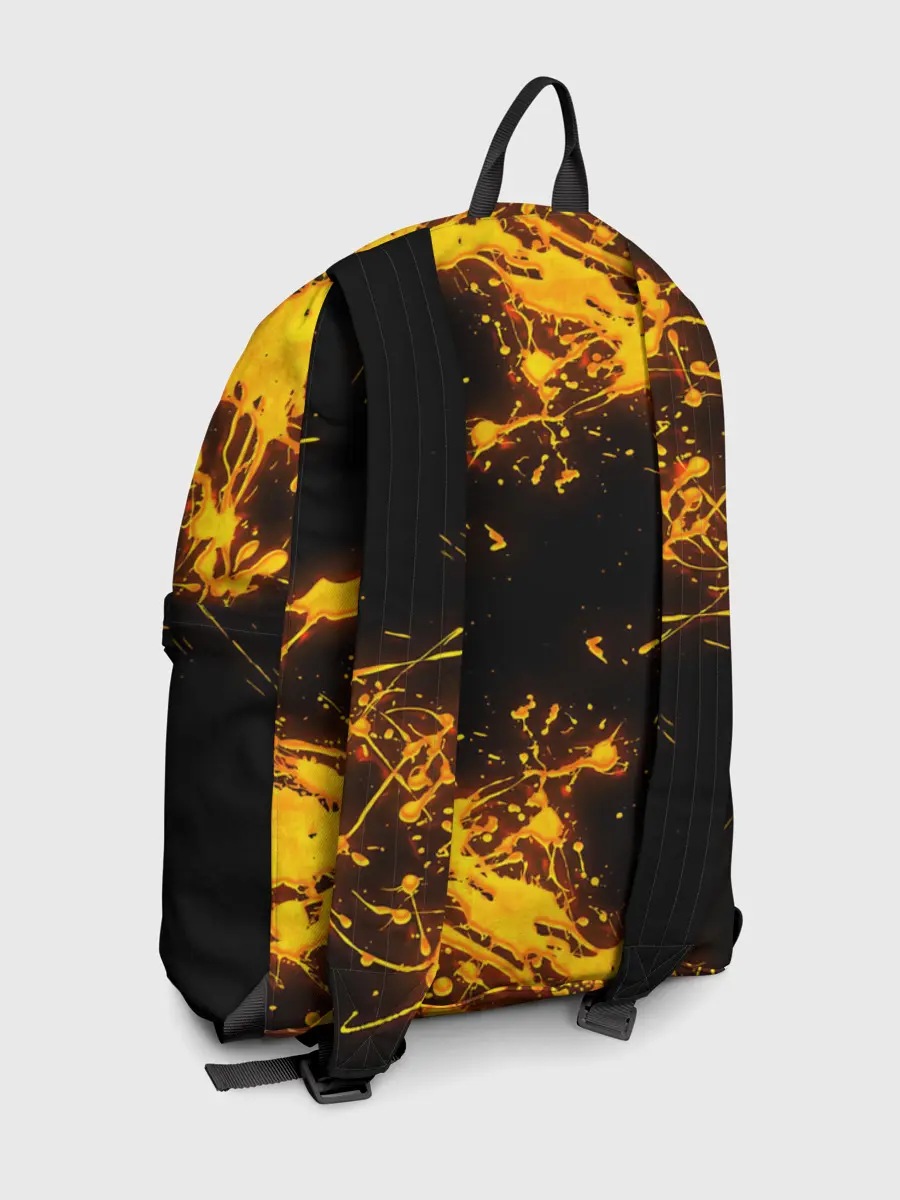 Рюкзак джинсовый / БРЫЗГИ КРАСКИ NEON