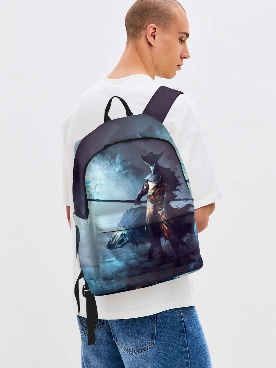 Рюкзак джинсовый / Plague Doctor painting