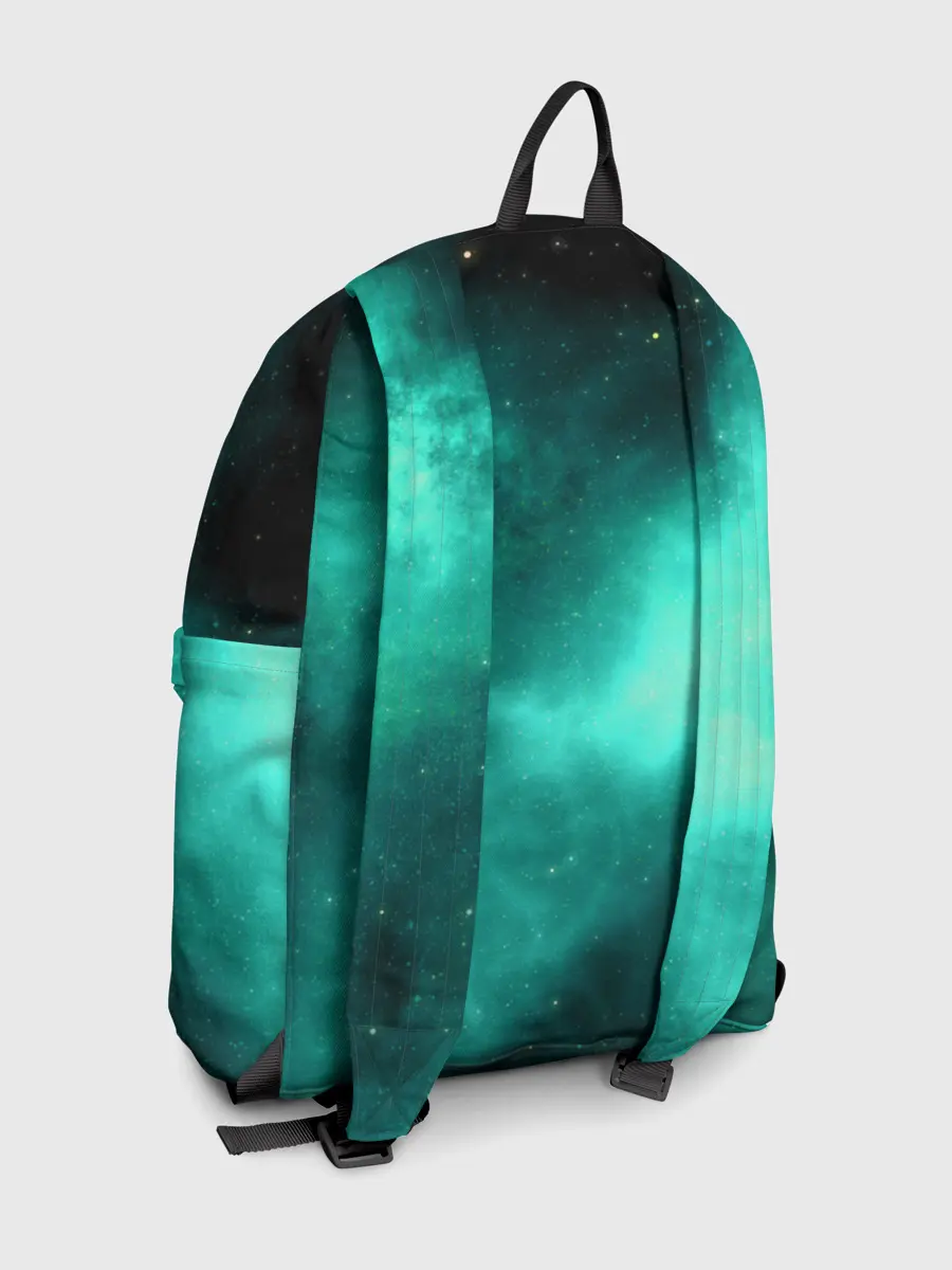 Рюкзак джинсовый / НЕОНОВЫЙ КОСМОС