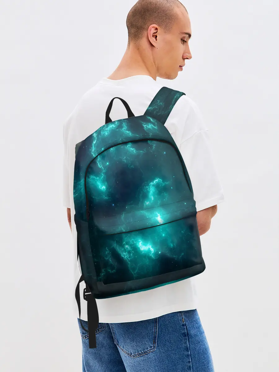 Рюкзак джинсовый / НЕОНОВЫЙ КОСМОС | NEON SPACE