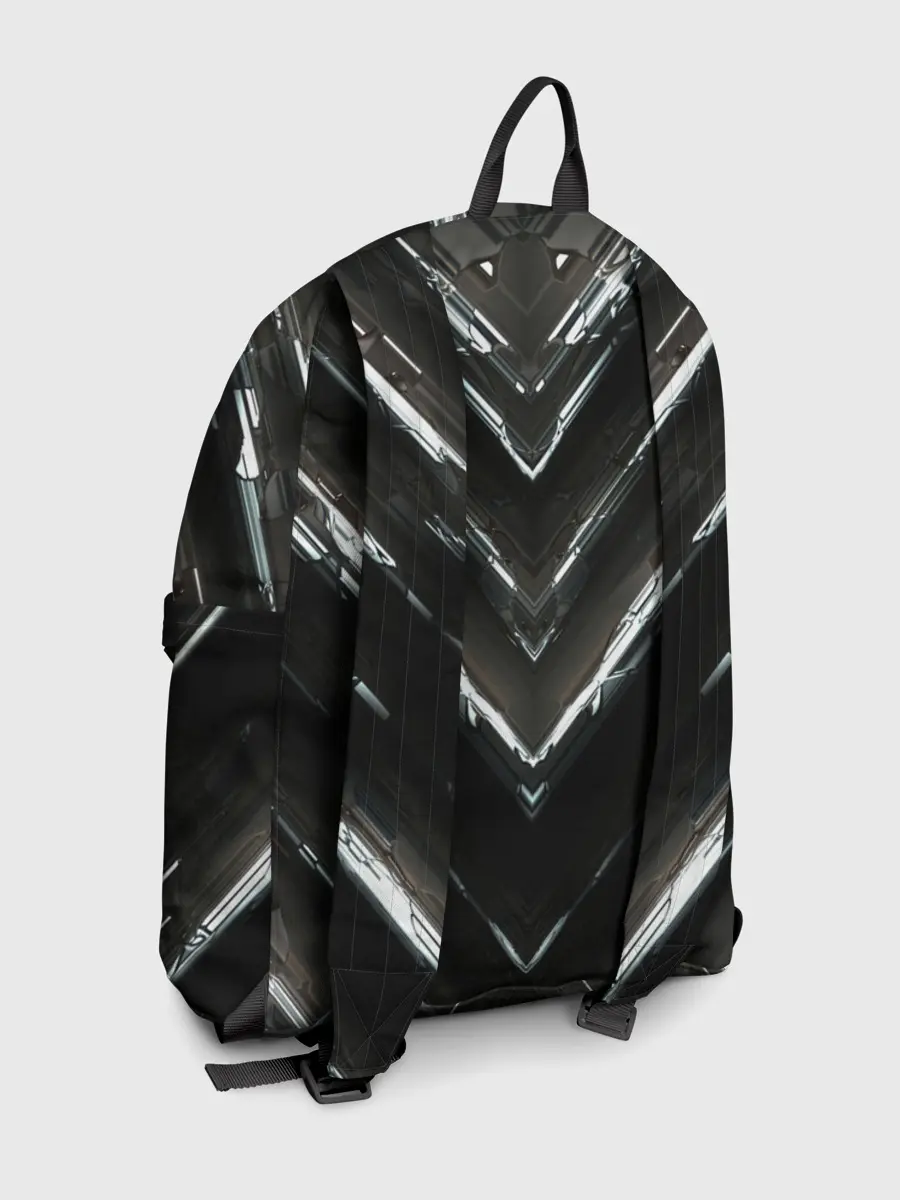 Рюкзак джинсовый / МЕТАЛЛИЧЕСКАЯ БРОНЯ