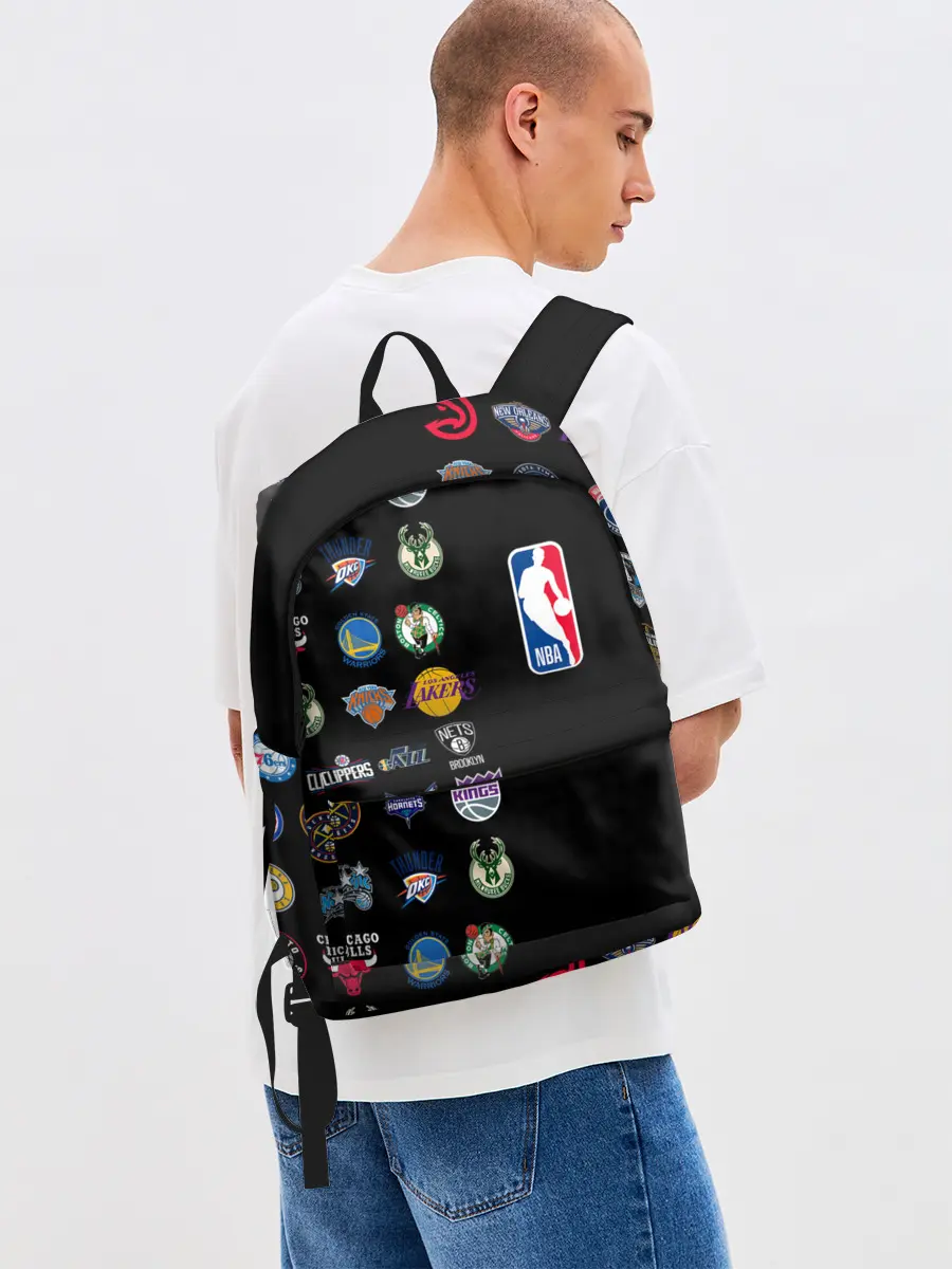 Рюкзак джинсовый / NBA