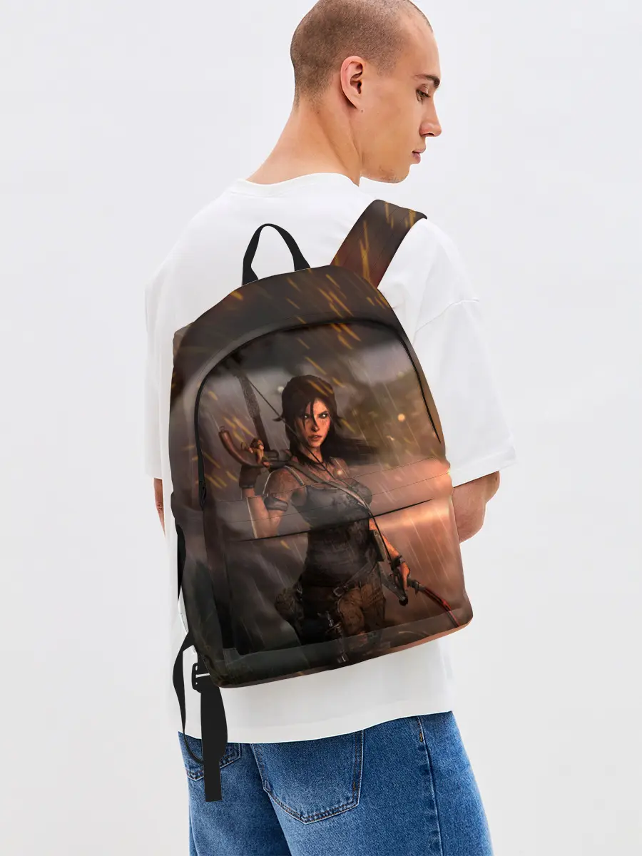 Рюкзак джинсовый / TOMB RAIDER