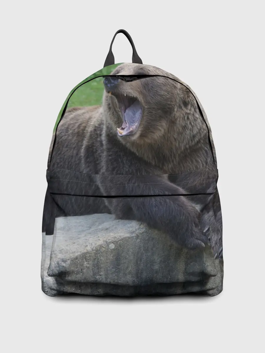 Рюкзак джинсовый / Медведь