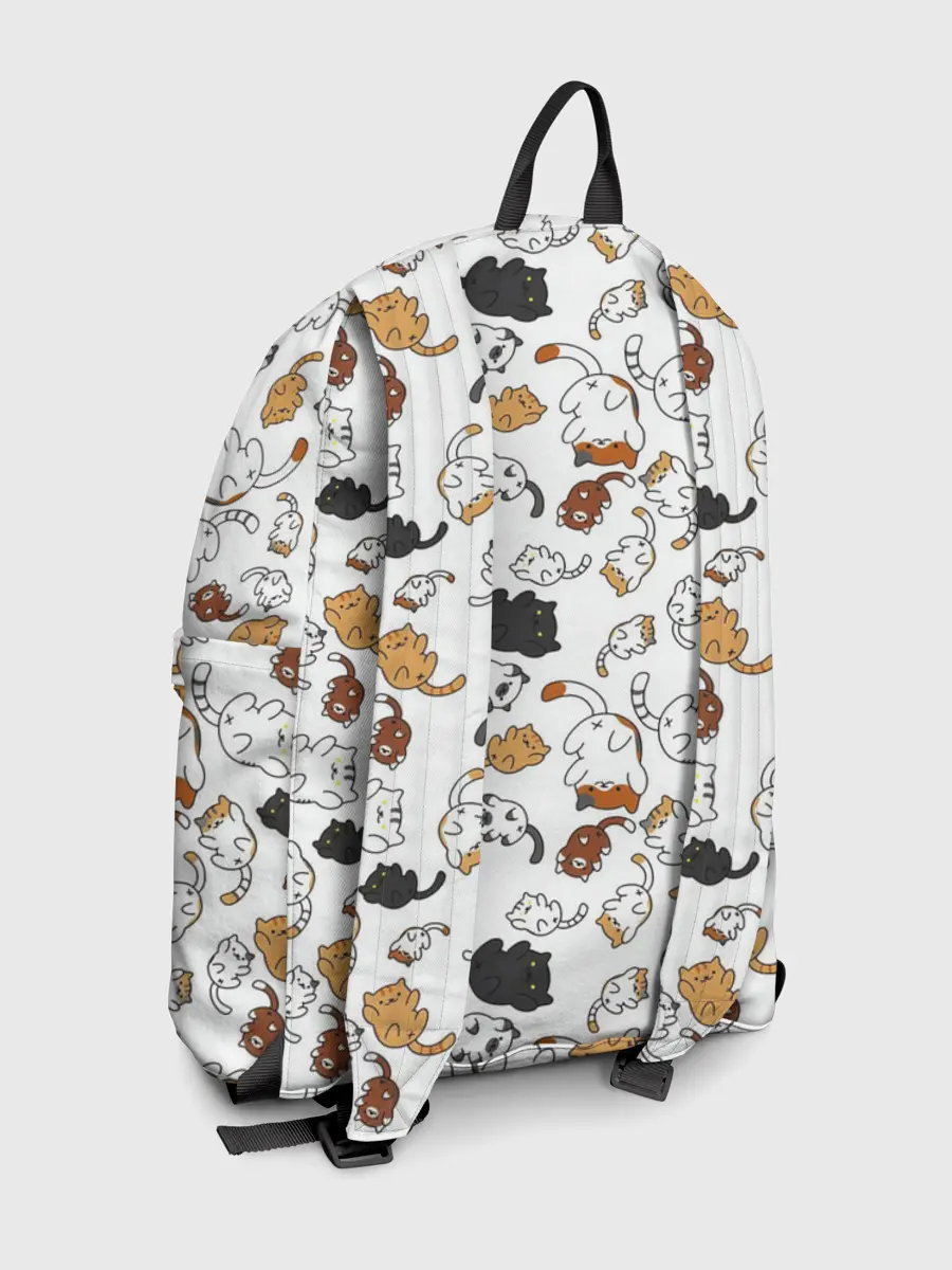 Рюкзак джинсовый / Котики.