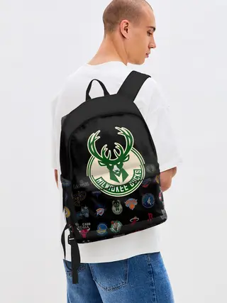 Рюкзак джинсовый / Milwaukee Bucks