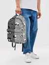 Рюкзак джинсовый / Черепа