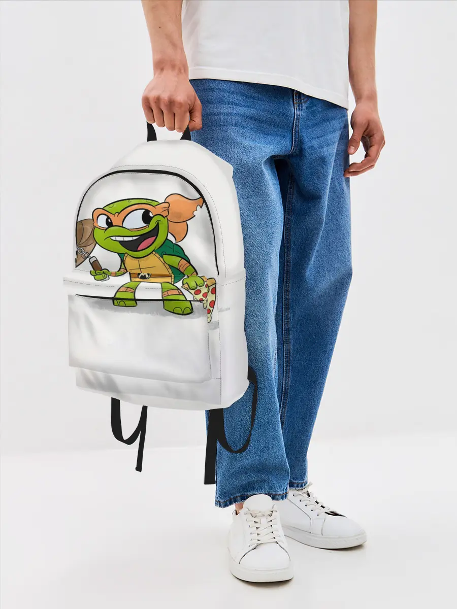Рюкзак джинсовый / ЧЕРЕПАШКИ МУТАНТЫ НИНДЗЯ
