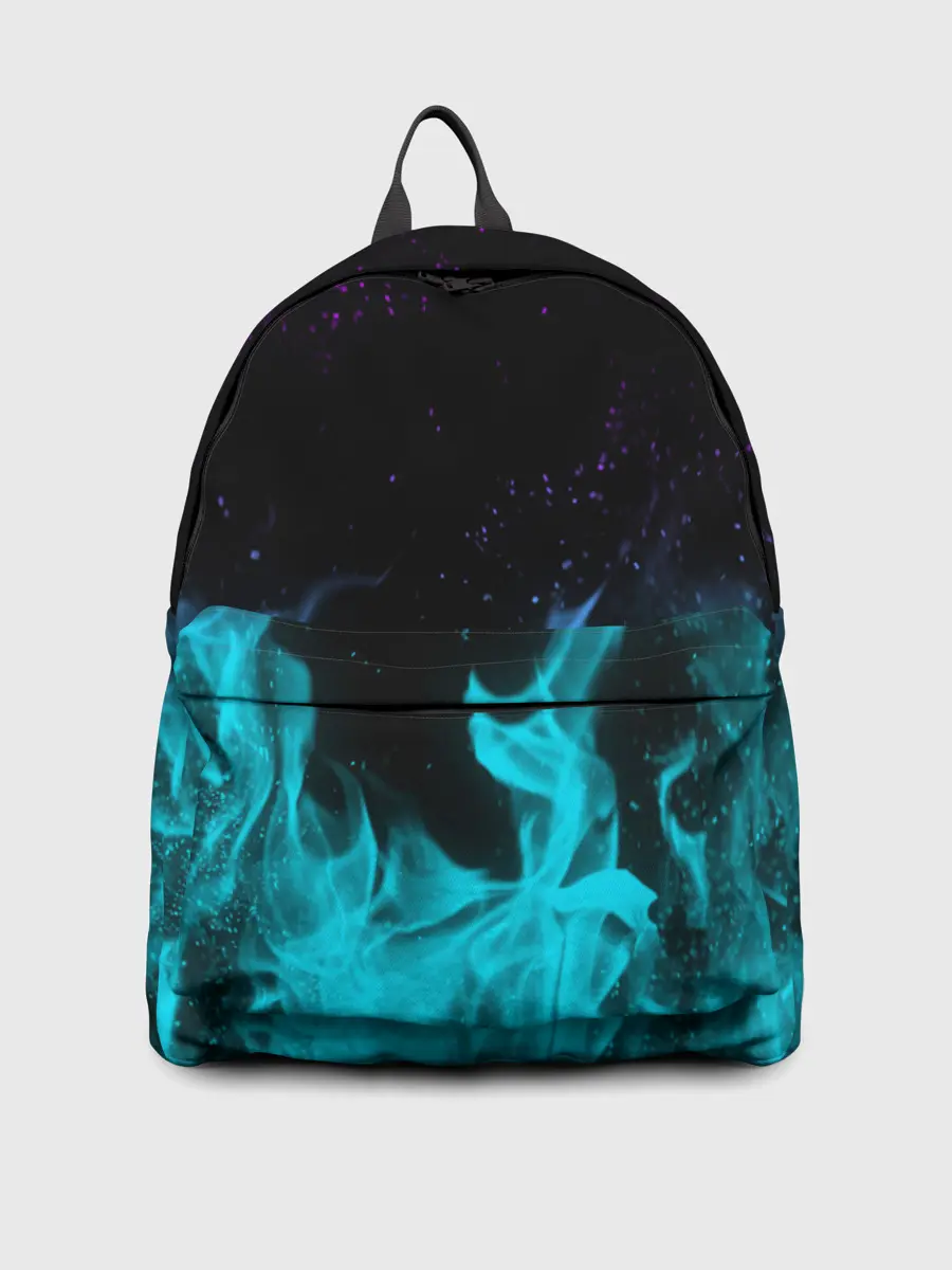 Рюкзак джинсовый / НЕОНОВЫЙ ОГОНЬ | NEON FIRE