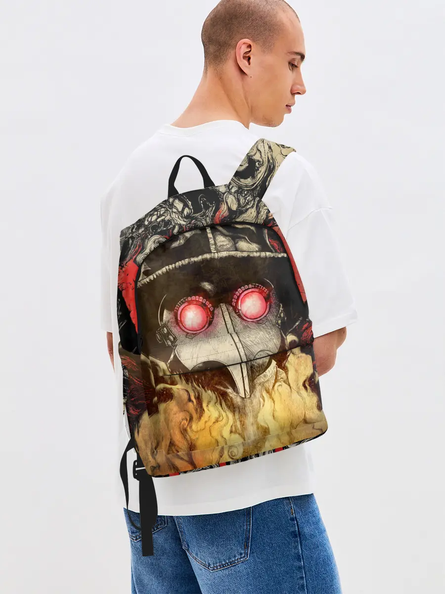 Рюкзак джинсовый / Чумной доктор Мор