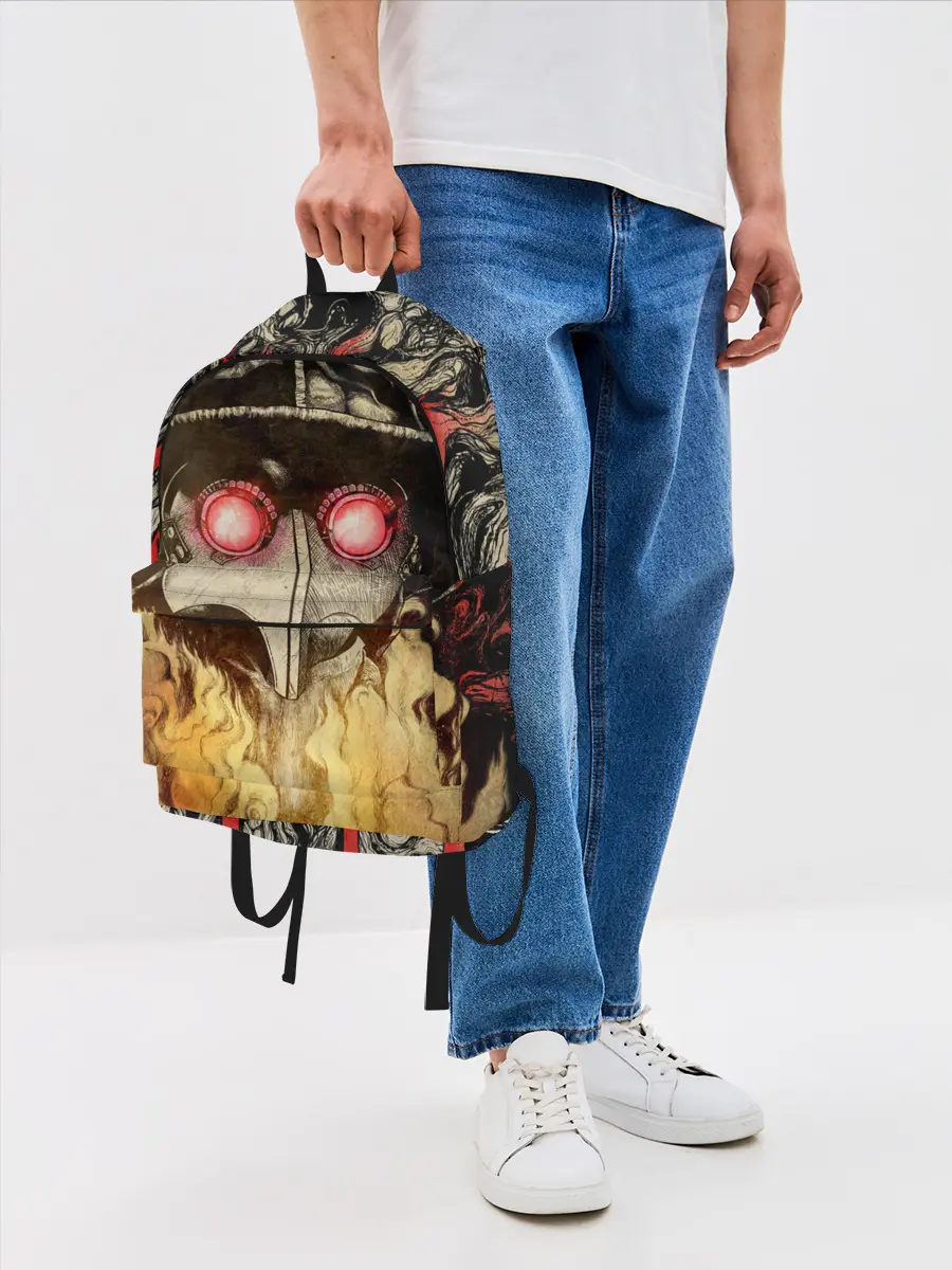 Рюкзак джинсовый / Чумной доктор Мор