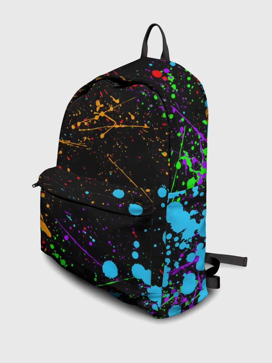 Рюкзак джинсовый / БРЫЗГИ КРАСОК