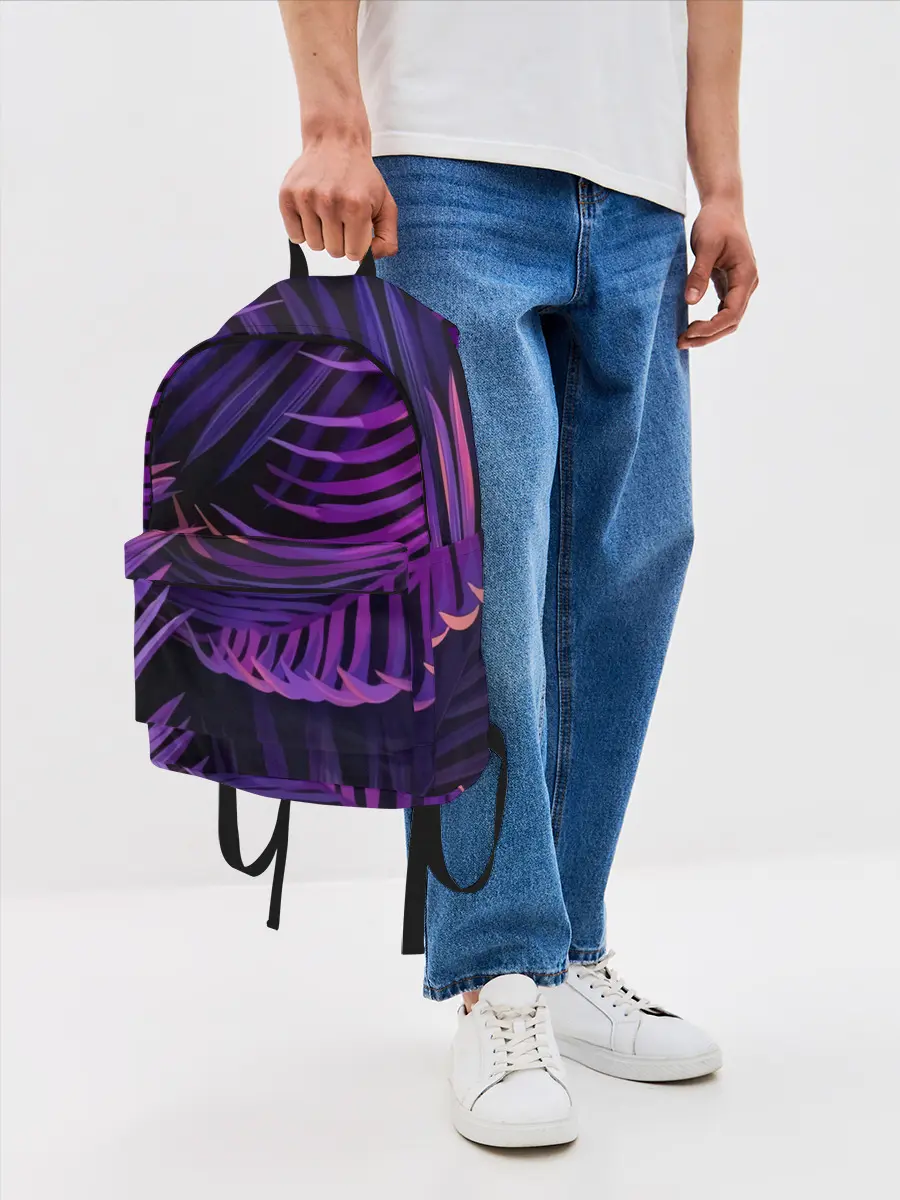 Рюкзак джинсовый / Тропики