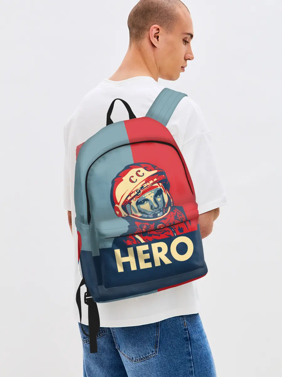 Рюкзак джинсовый / ЮРИЙ ГАГАРИН