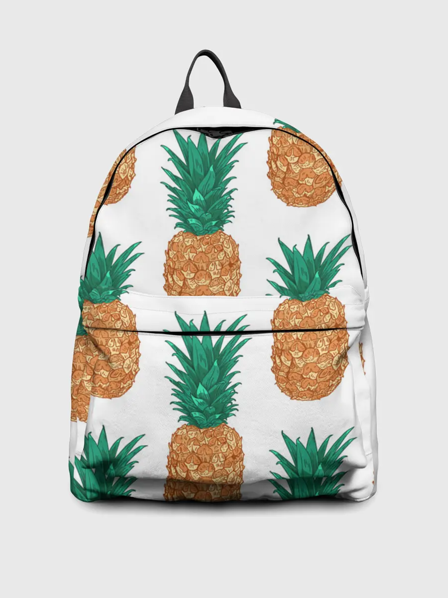 Рюкзак джинсовый / Ананасовый арт