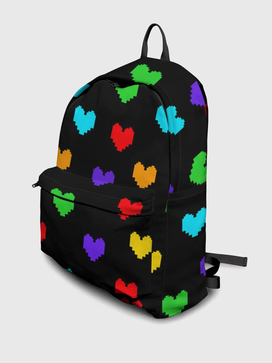 Рюкзак джинсовый / UNDERTALE HEART