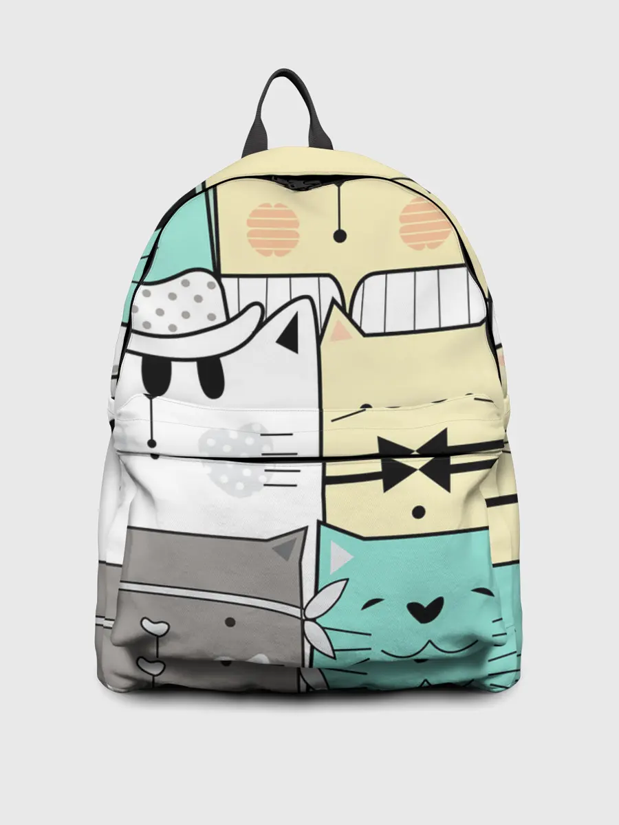 Рюкзак джинсовый / ДЕЛОВЫЕ КОТЕЙКИ | ЛЮБЛЮ КОТОВ