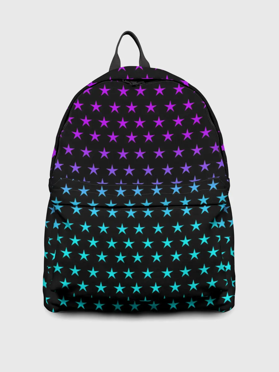 Рюкзак джинсовый / НЕОНОВЫЕ ЗВЁЗДЫ