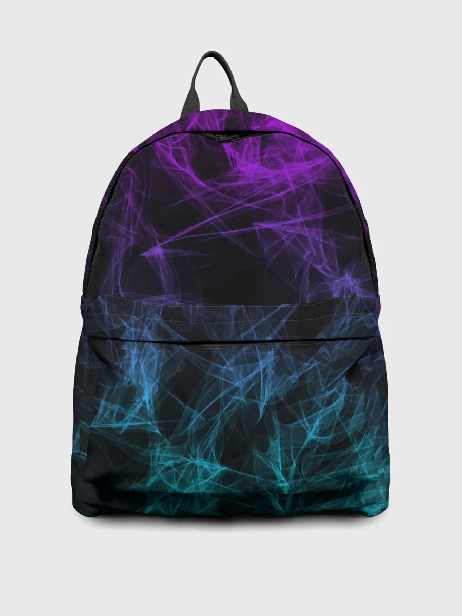 Рюкзак джинсовый / NEON SMOKES STRIPES | НЕОНОВЫЕ ВОЛНЫ