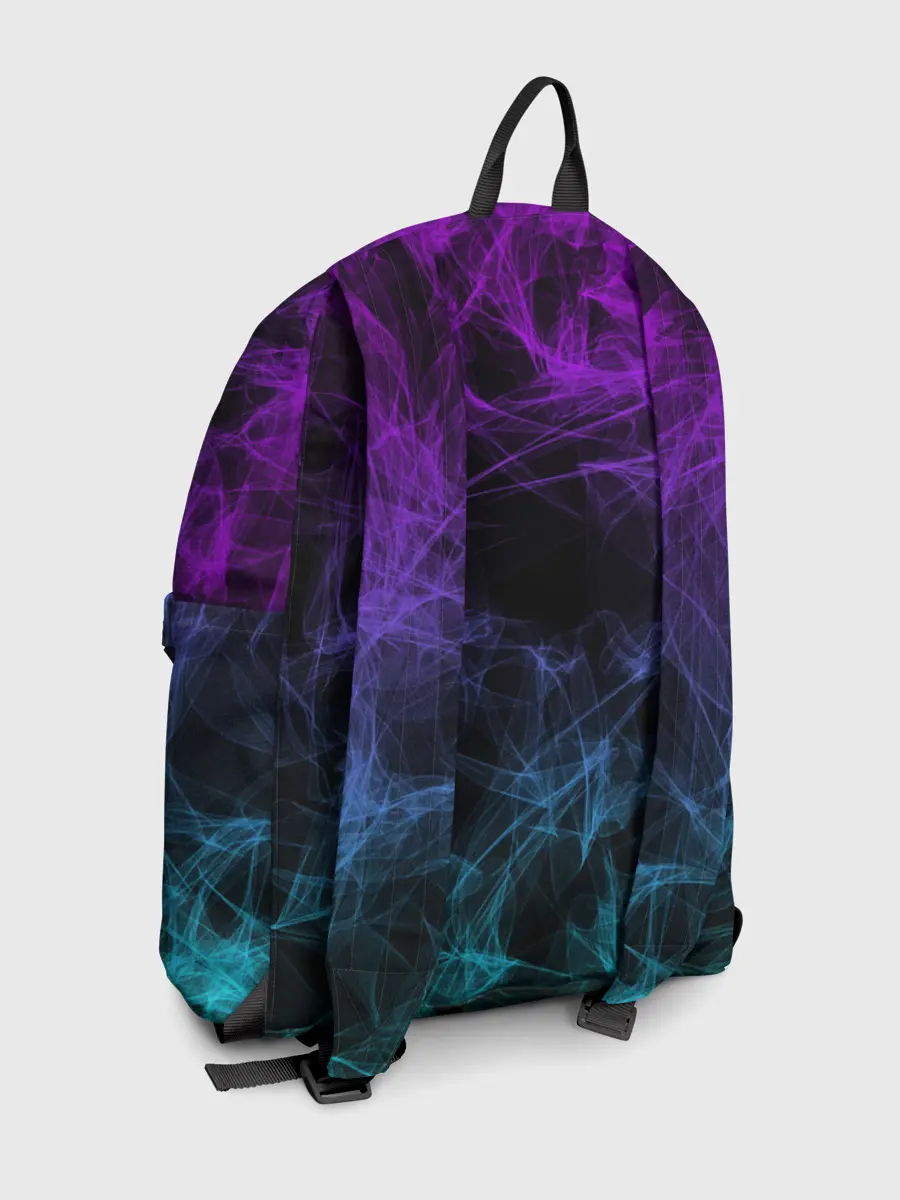 Рюкзак джинсовый / NEON SMOKES STRIPES | НЕОНОВЫЕ ВОЛНЫ