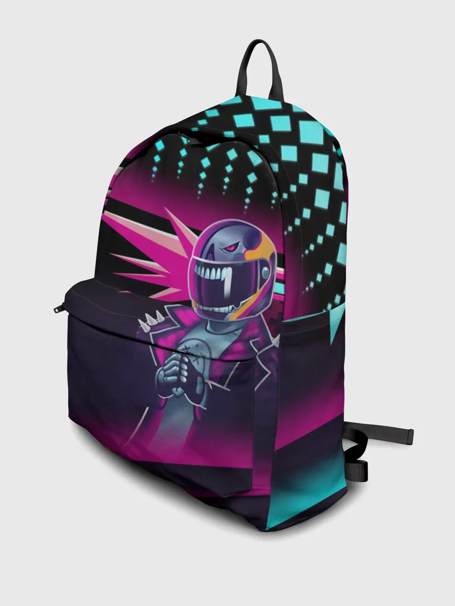 Рюкзак джинсовый / НЕОНОВЫЙ ГОНЩИК