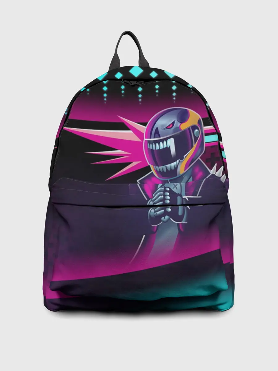 Рюкзак джинсовый / НЕОНОВЫЙ ГОНЩИК