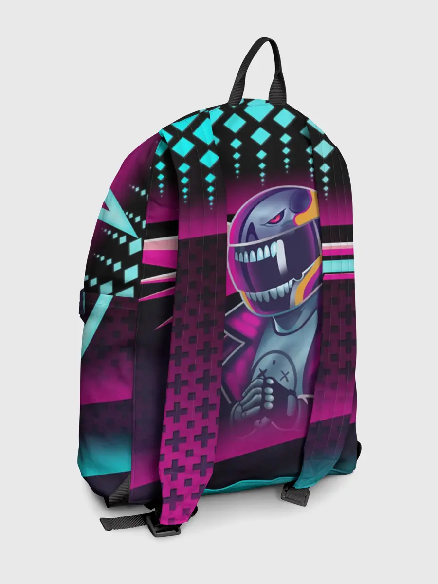 Рюкзак джинсовый / НЕОНОВЫЙ ГОНЩИК