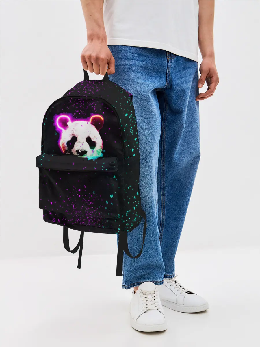 Рюкзак джинсовый / Панда