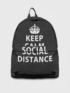 Рюкзак джинсовый / Keep Calm And Social Distance