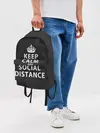 Рюкзак джинсовый / Keep Calm And Social Distance
