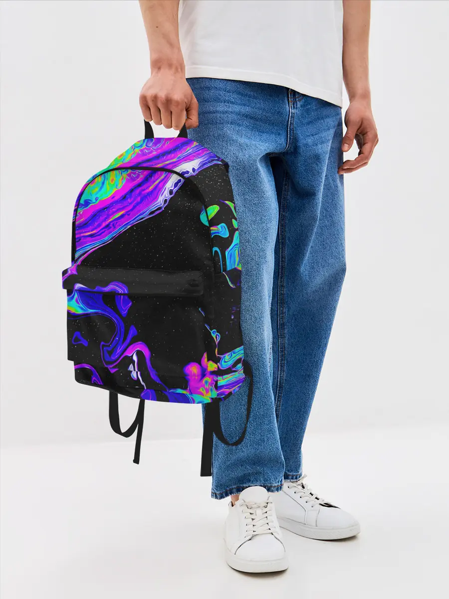 Рюкзак джинсовый / DIGITAL ABSTRACT